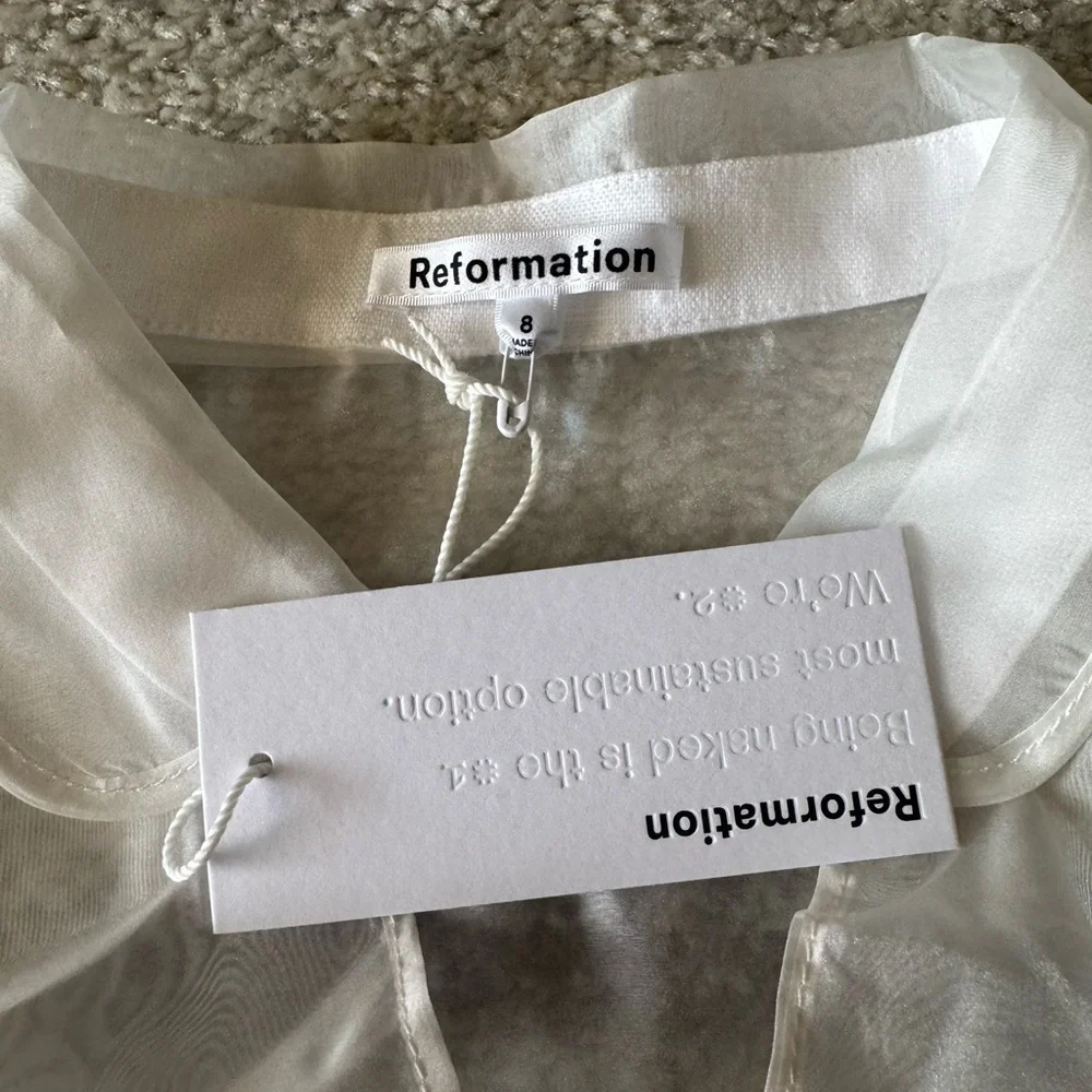 Reformation Button-Up Blouse